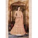 Peach Trendy Heavy Embroidered Designer Wedding Lehenga Choli