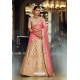 Light Beige Trendy Heavy Embroidered Designer Wedding Lehenga Choli