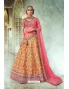 Yellow Trendy Heavy Embroidered Designer Wedding Lehenga Choli