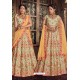 Multi Colour Trendy Heavy Embroidered Designer Wedding Lehenga Choli