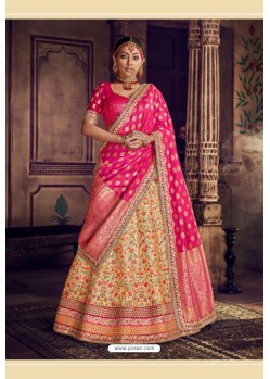 Multi Colour Trendy Heavy Embroidered Designer Wedding Lehenga Choli