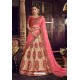 Cream Trendy Heavy Embroidered Designer Wedding Lehenga Choli