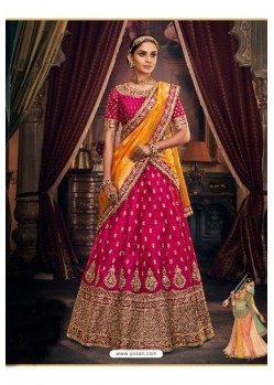 Rani Trendy Heavy Embroidered Designer Wedding Lehenga Choli