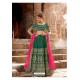 Dark Green Trendy Heavy Embroidered Designer Wedding Lehenga Choli
