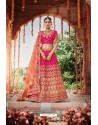 Rani Heavy Designer Bridal Wedding Wear Silk Lehenga Choli