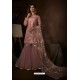 Dusty Pink Latest Heavy Designer Wedding Sharara Salwar Suit