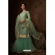 Green Latest Heavy Designer Wedding Sharara Salwar Suit
