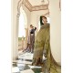 Green Casual Wear Designer Brasso Silk Sari