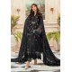 Black Latest Heavy Faux Georgette Designer Party Wear Pakistani Style Salwar Suit