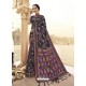 Black Latest Designer Traditional Wear Silk Sari