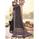 Black Latest Designer Traditional Wear Silk Sari