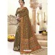 Mehendi Latest Designer Traditional Wear Silk Sari