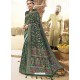 Dark Green Latest Designer Traditional Wear Silk Sari