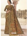 Marigold Latest Designer Traditional Wear Silk Sari