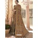 Beige Latest Designer Traditional Wear Silk Sari