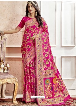 Rani Latest Designer Traditional Wear Banarasi Silk Sari