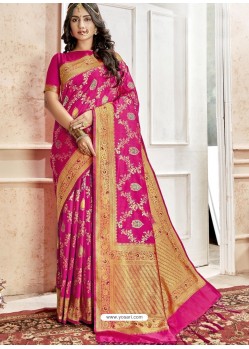 Rani Latest Designer Traditional Wear Banarasi Silk Sari