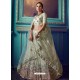 Sea Green Heavy Embroidered Designer Net Wedding Lehenga Choli