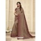 Camel Latest Designer Party Wear Raw Silk Sari
