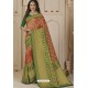 Red Latest Designer Classic Wear Silk Sari