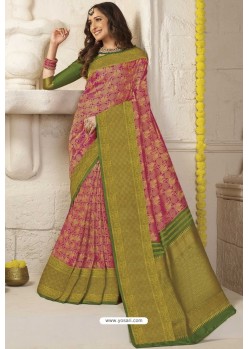 Rani Latest Designer Classic Wear Silk Sari