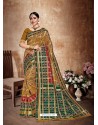 Mustard Latest Designer Traditional Wear Banarasi Silk Sari