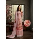 Dusty Pink Designer Pure Viscose Bemberg Georgette Palazzo Salwar Suit