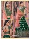 Dark Green Heavy Embroidered Designer Wedding Wear Lehenga Choli