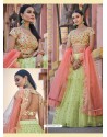 Green Heavy Embroidered Designer Wedding Wear Lehenga Choli