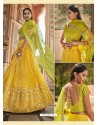Yellow Heavy Embroidered Designer Wedding Wear Lehenga Choli