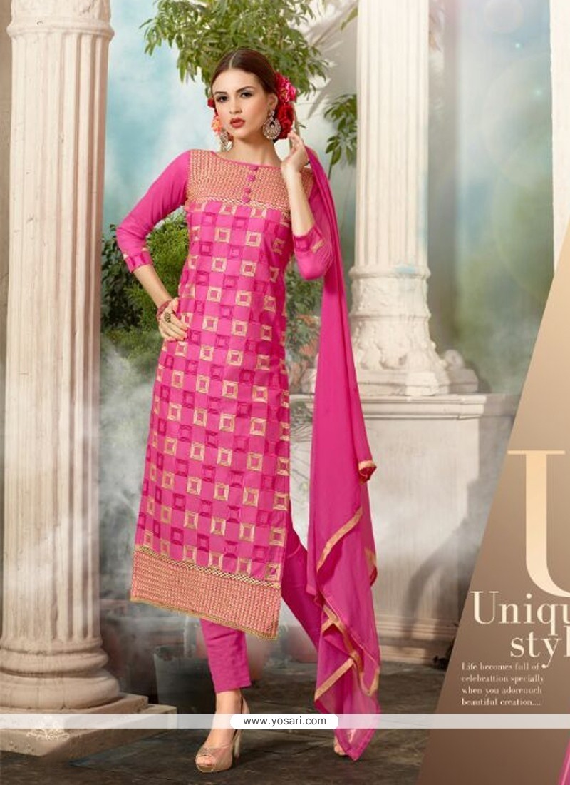 Integral Hot Pink Salwar Suit