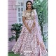 Baby Pink Heavy Embroidered Designer Party Wear Gown Style Anarkali Suit