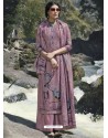 Old Rose Designer Wear Pure Pashmina Palazzo Salwar Suit