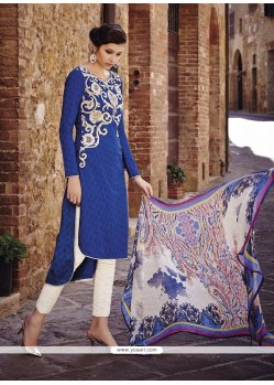 Simplistic Blue Designer Salwar Suit