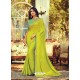 Lemon Stylish Designer Party Wear Sari