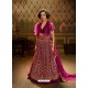 Medium Violet Stunning Embroidered Designer Soft Net Wedding Lehenga Choli