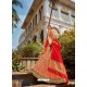Awesome Multi Colour Embroidered Designer Banarasi Silk Wedding Lehenga Choli