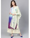 Multi Colour Stylish Readymade Party Wear Salwar Suit