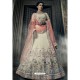 Off White Ravishing Heavy Embroidered Designer Wedding Wear Lehenga Choli