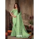 Sea Green Stunning Party Wear Designer Miracle Silk Sari