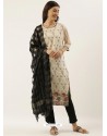 Off White Latest Designer Readymade Straight Salwar Suit