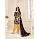 Black Heavy Designer Wedding Wear Velvet Punjabi Patiala Suit