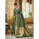 Mehendi Latest Party Wear Designer Soft Silk Sari