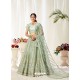 Olive Green Ravishing Heavy Embroidered Designer Wedding Wear Lehenga Choli