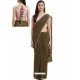 Mehendi Designer Party Wear Sari With Readymade Blouse