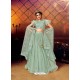 Sea Green Gorgeous Heavy Embroidered Designer Wedding Wear Lehenga Choli
