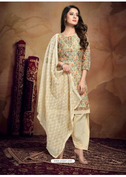 Multi Colour Latest Heavy Designer Party Wear Straight Salwar Suit