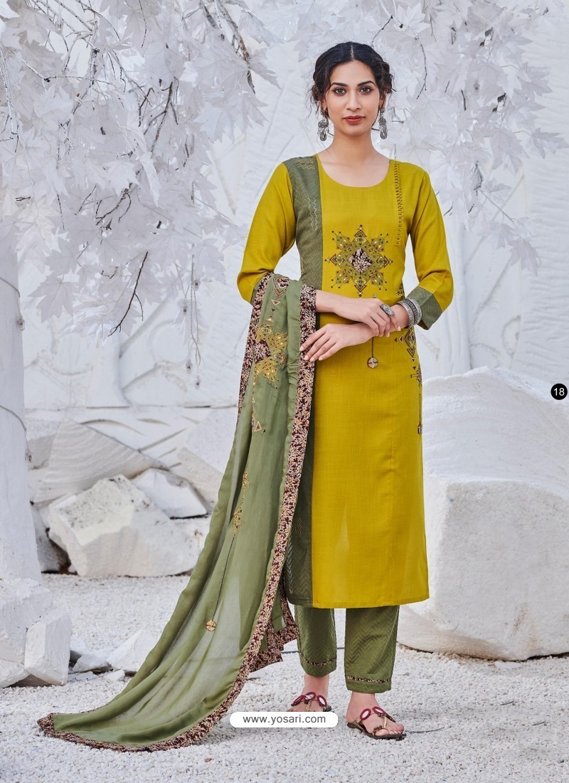 Corn Latest Readymade Designer Party Wear Straight Salwar Suit