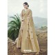 Gold Embroidered Designer Classic Wear Banarasi Silk Sari