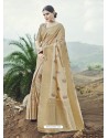 Gold Embroidered Designer Classic Wear Banarasi Silk Sari